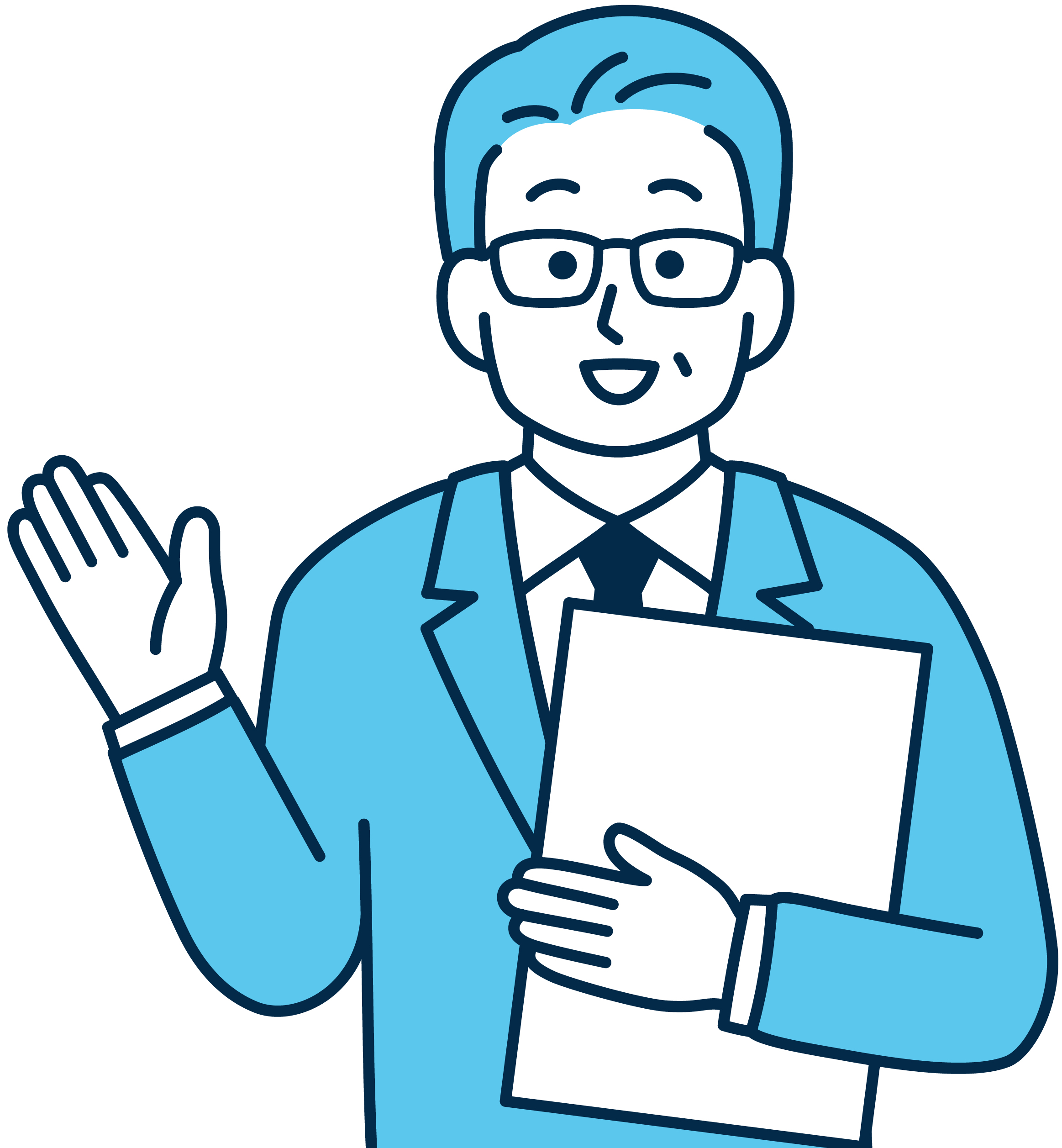 男の人の絵